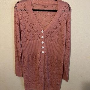 Blush colored sweater!  Never been used!  It was too small.
